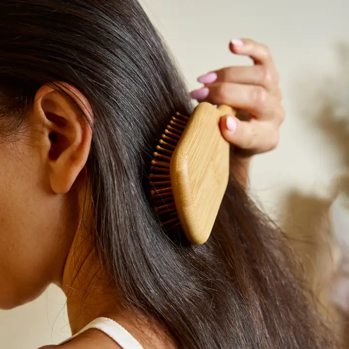 Bamboo Paddle Hairbrush - Image 3