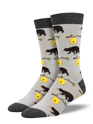 SockSmith Graphic Bamboo Crew Socks (bigsize)