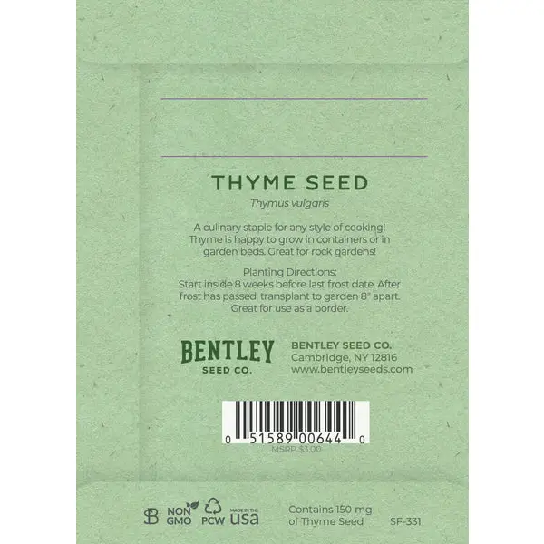 It's Birthday Thyme!- Seed Packet - Image 2