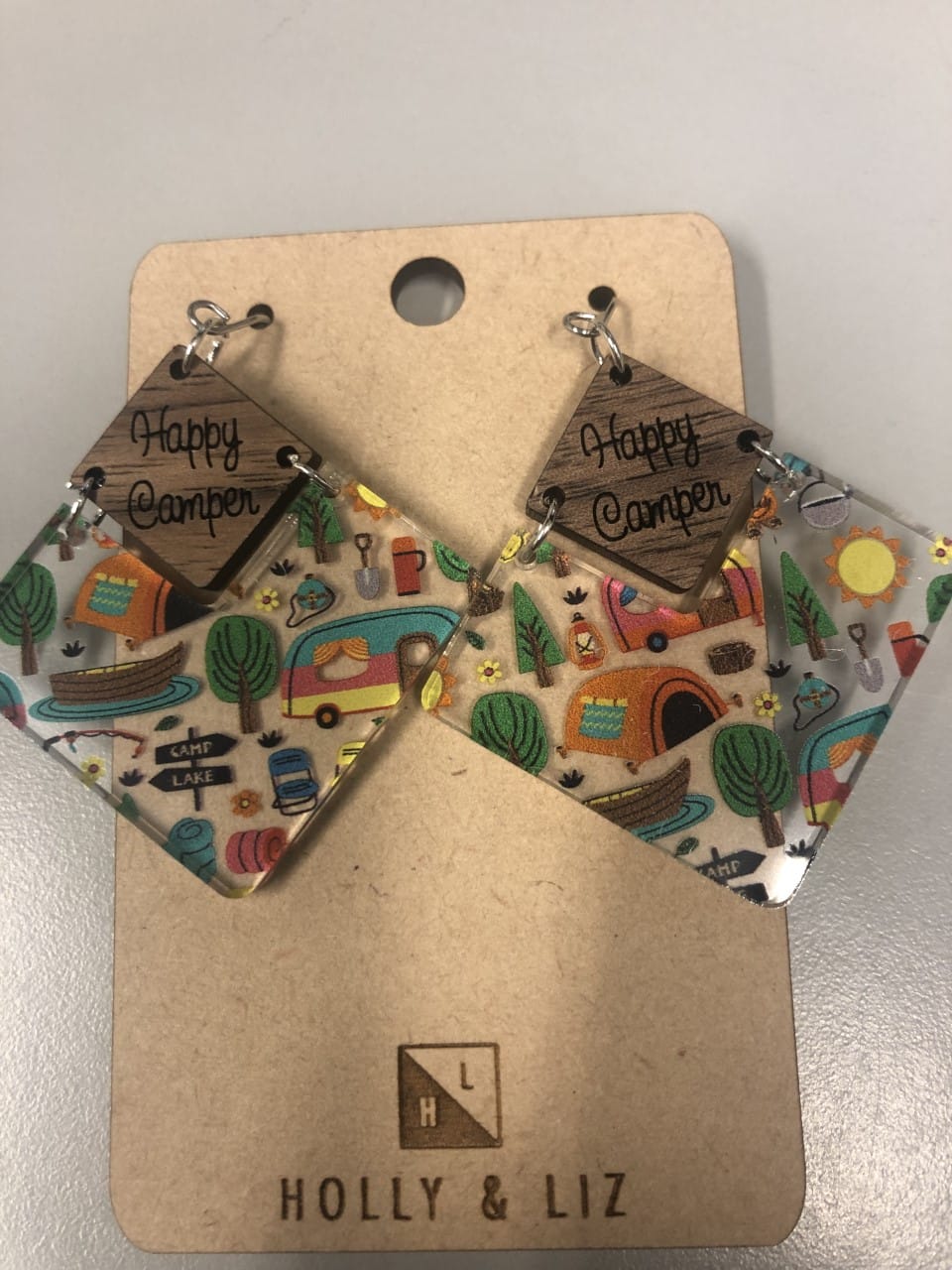 Happy Camper Drop Earrings