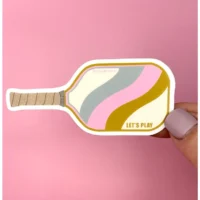 Pickleball Paddle Vinyl Sticker