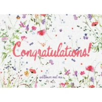 Congratulations- Wildflower Mix Seed Packet