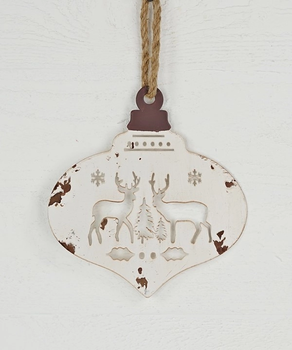 Metal Moose Bauble Ornament - Image 2