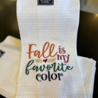 Fall is My Favorite Waffle Towel