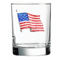 The Queen's Jewels Double Old Fashioned Glass - American Flag