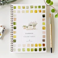 Watercolor Workbook: GARDEN