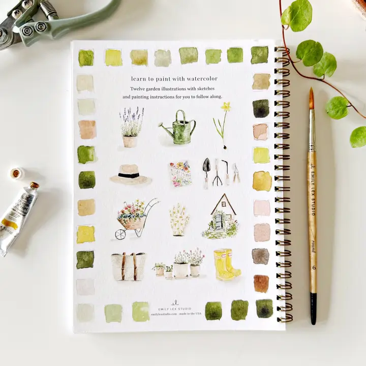 Watercolor Workbook: GARDEN - Image 2