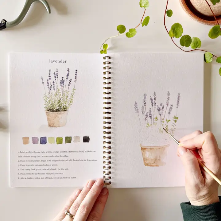 Watercolor Workbook: GARDEN - Image 7