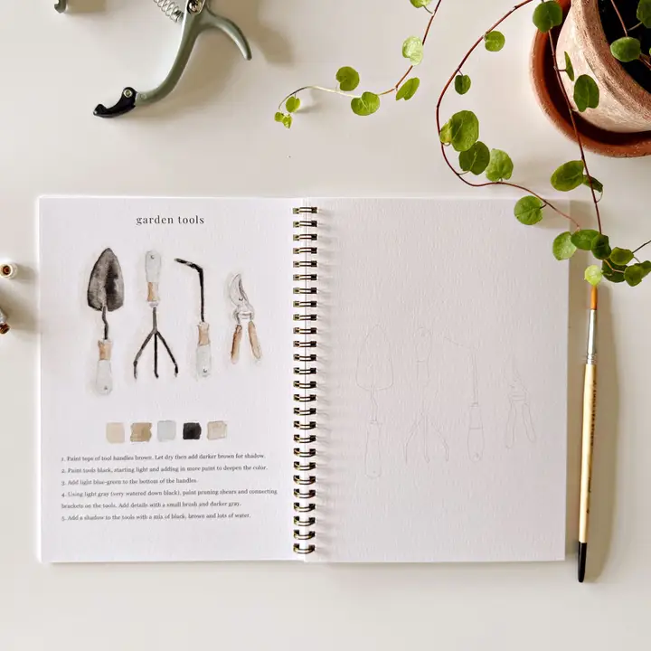 Watercolor Workbook: GARDEN - Image 6