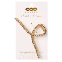 Banded- Gold Lasso Clip