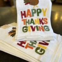 Happy Thanksgiving Tea Towel