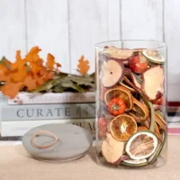 Harvest Fruit Slice Potpourri Jar