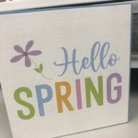 Hello Spring Block
