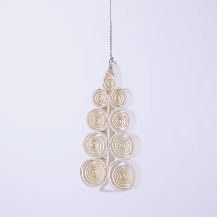 Quilling Christmas Tree "Juletre" Ornament - Image 2