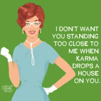 When Karma Drops- Beverage Napkins