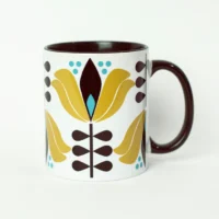 Mid Century Lotus Mug