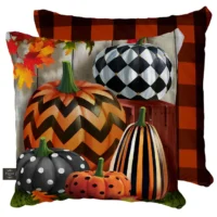 Porch Pumpkins Pillow