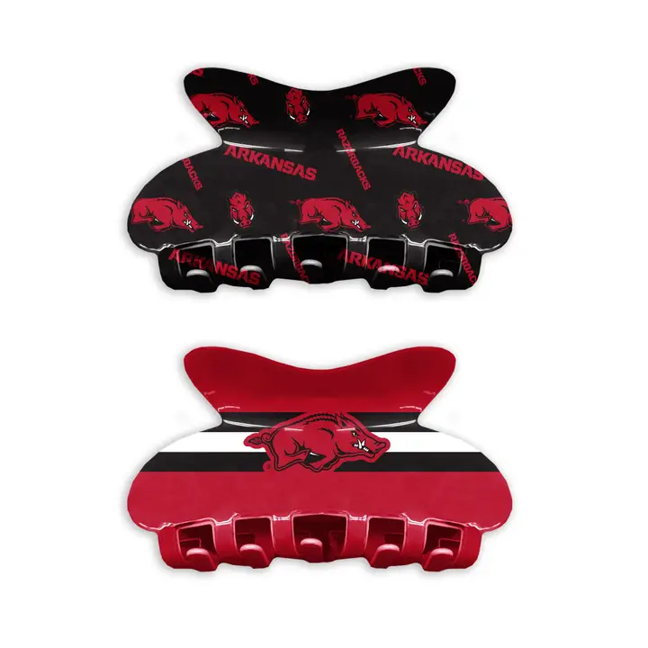 Arkansas Razorbacks NCAA Claw Clips