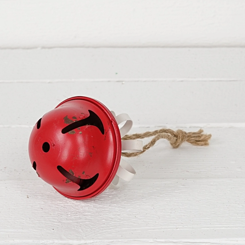 Vintage Red Nutshell Bell - Image 4