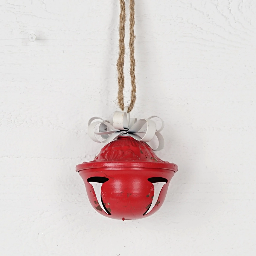 Vintage Red Nutshell Bell - Image 2