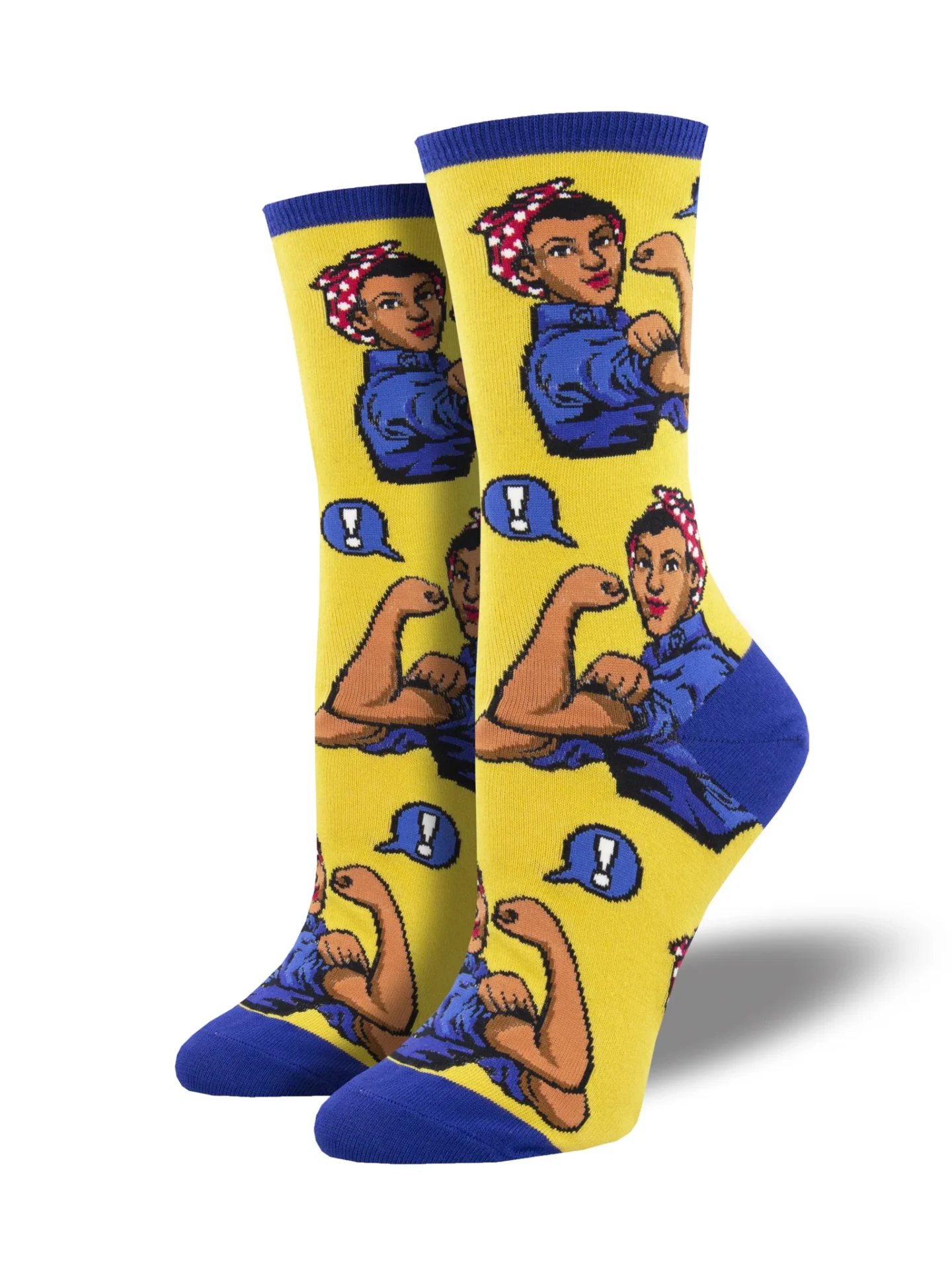 SockSmith "Notable Profiles" Cotton Crew Socks (midsize)