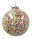 Sprinkle Filled Ornament