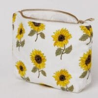 Elizabeth Scarlett Ltd. Sunflower Makeup Bag
