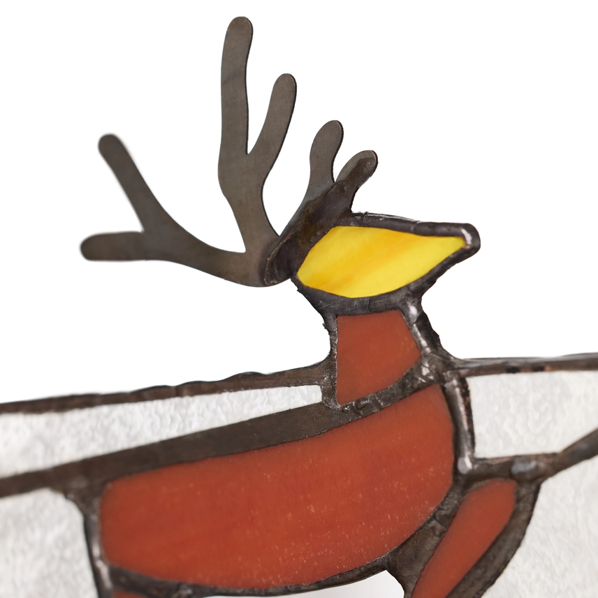 Santa's Sleigh Stained Glass - Image 6