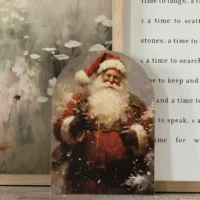 St. Nicholas in the Snow- Arch Wood Art