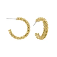 Maya J Double Rope Hoop Earrings
