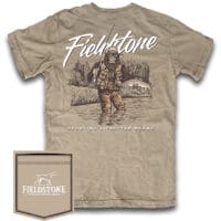 Fieldstone Tee: Bigfoot Gone Fishing