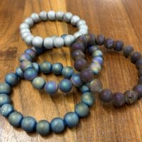 Metallic Druzy Agate Vintage Bracelet