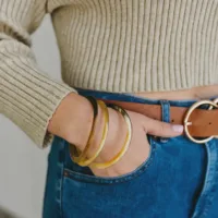 Natural Handmade Horn Bangle