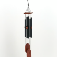Symphony Chime in Black: Tuned Woodstock Windchime