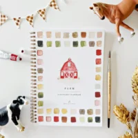 Watercolor Workbook: FARM
