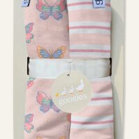 Goosies Burp Cloth Set: Butterfly Bliss