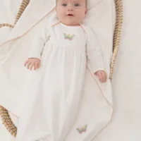Goosies Baby Gown: Butterfly Bliss